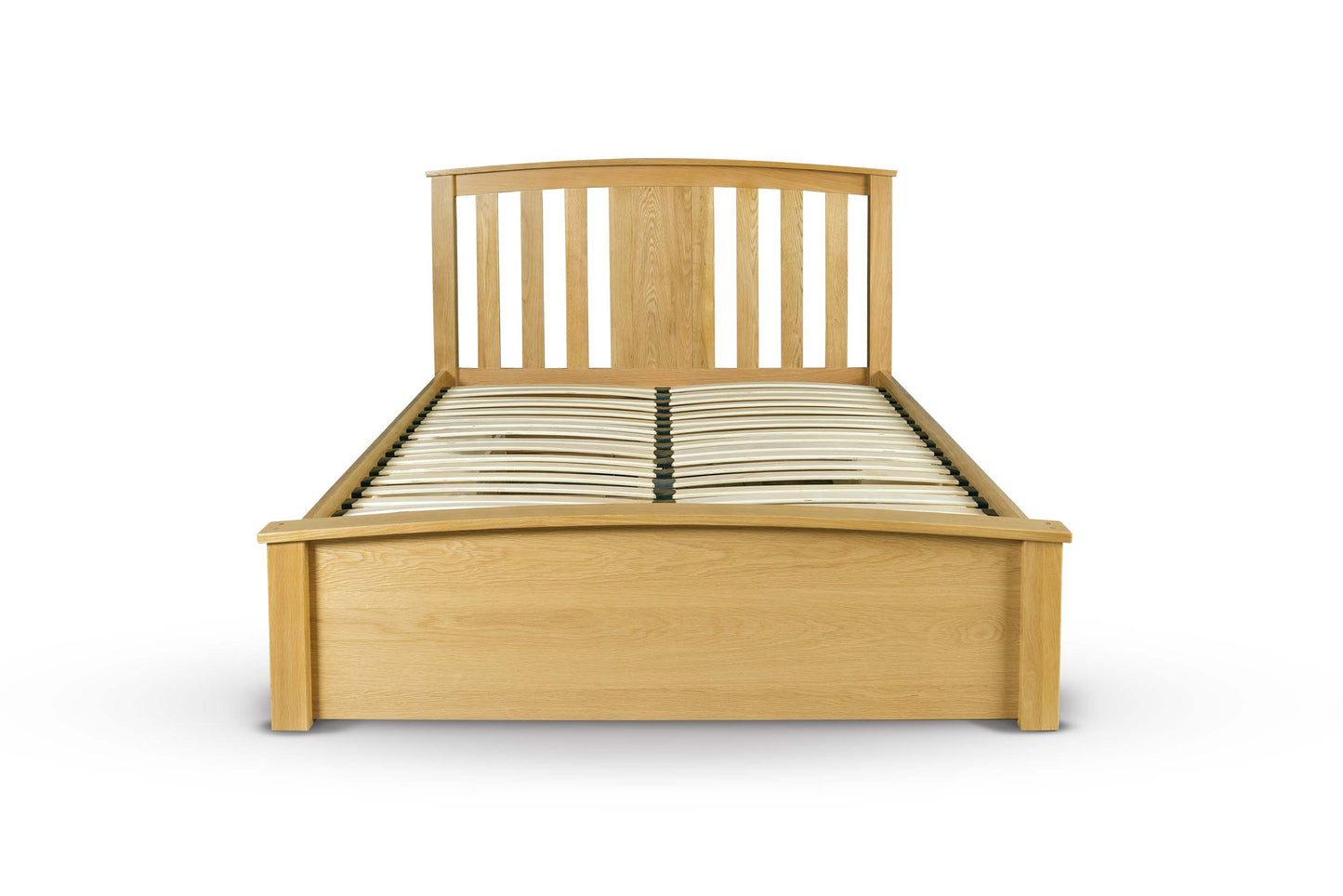 Raffles Storage Bed Frame - 5ft King Size - Natural Oak