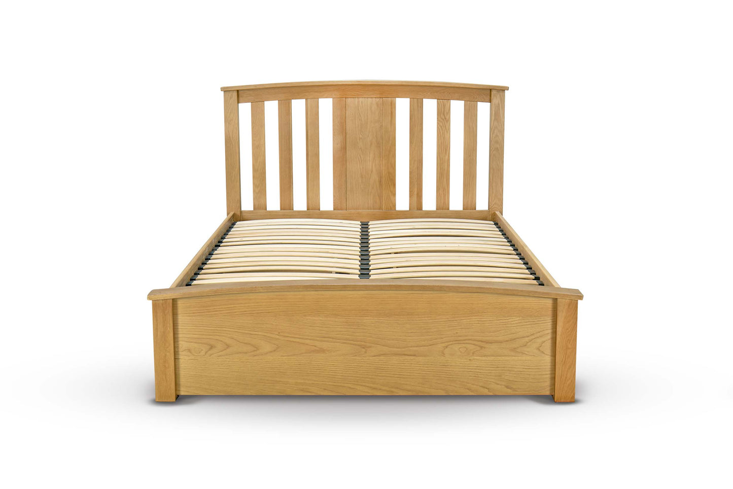 Raffles Storage Bed Frame - 4ft6 Double - Natural Oak