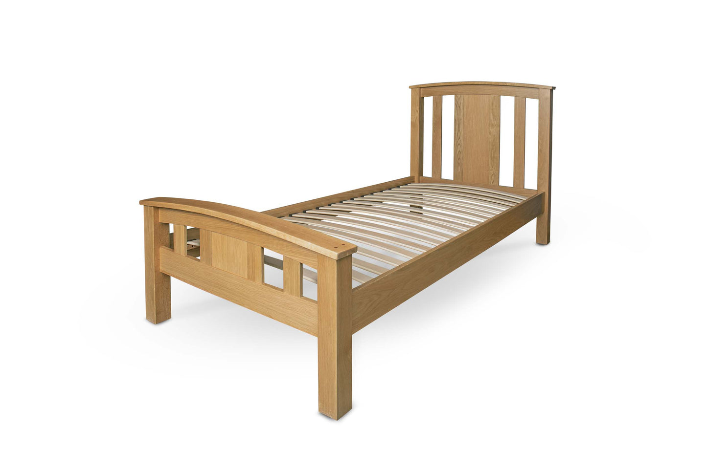 Raffles Bed Frame - 3ft Single - Natural Oak