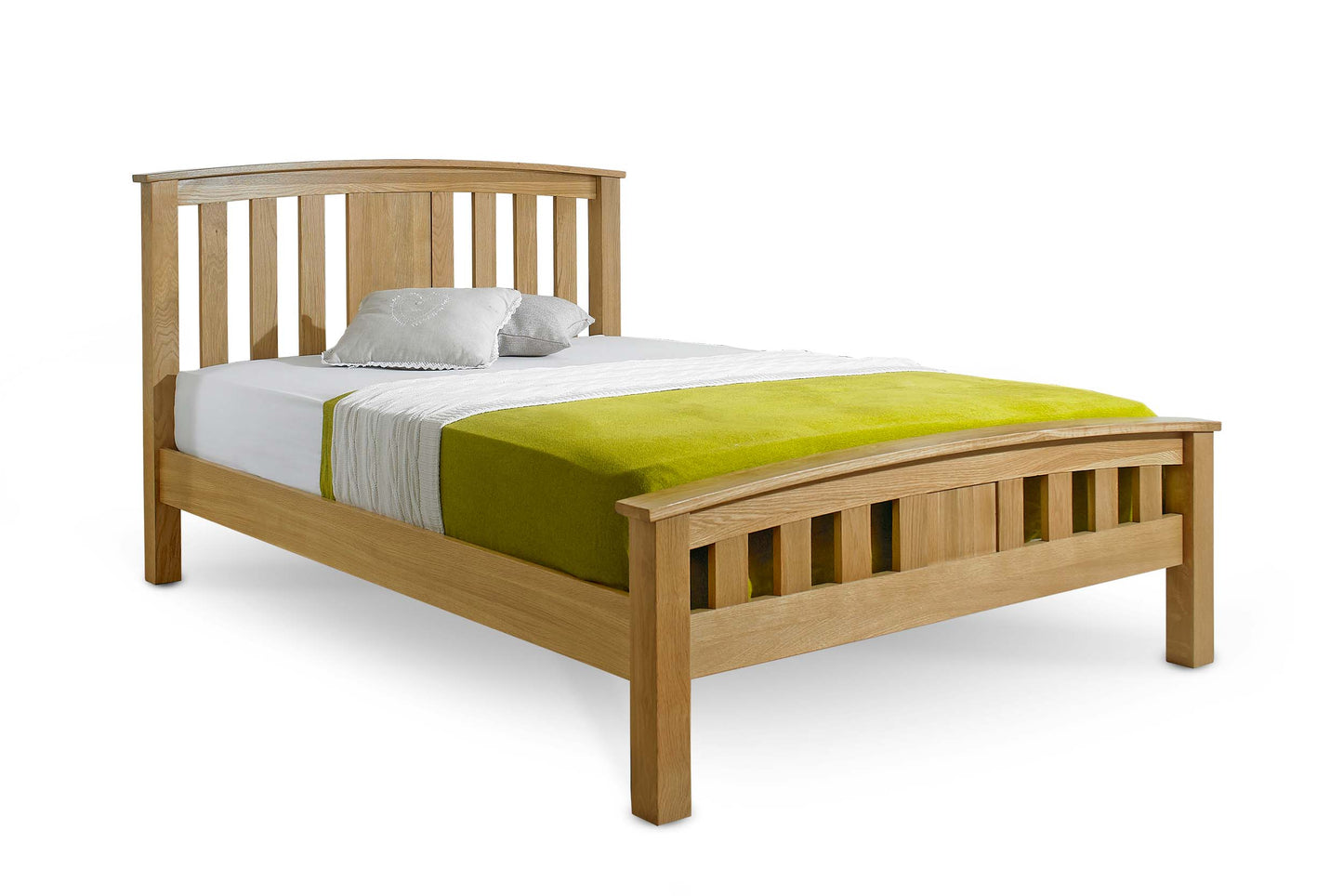 Raffles Bed Frame - 6ft Super King - Natural Oak