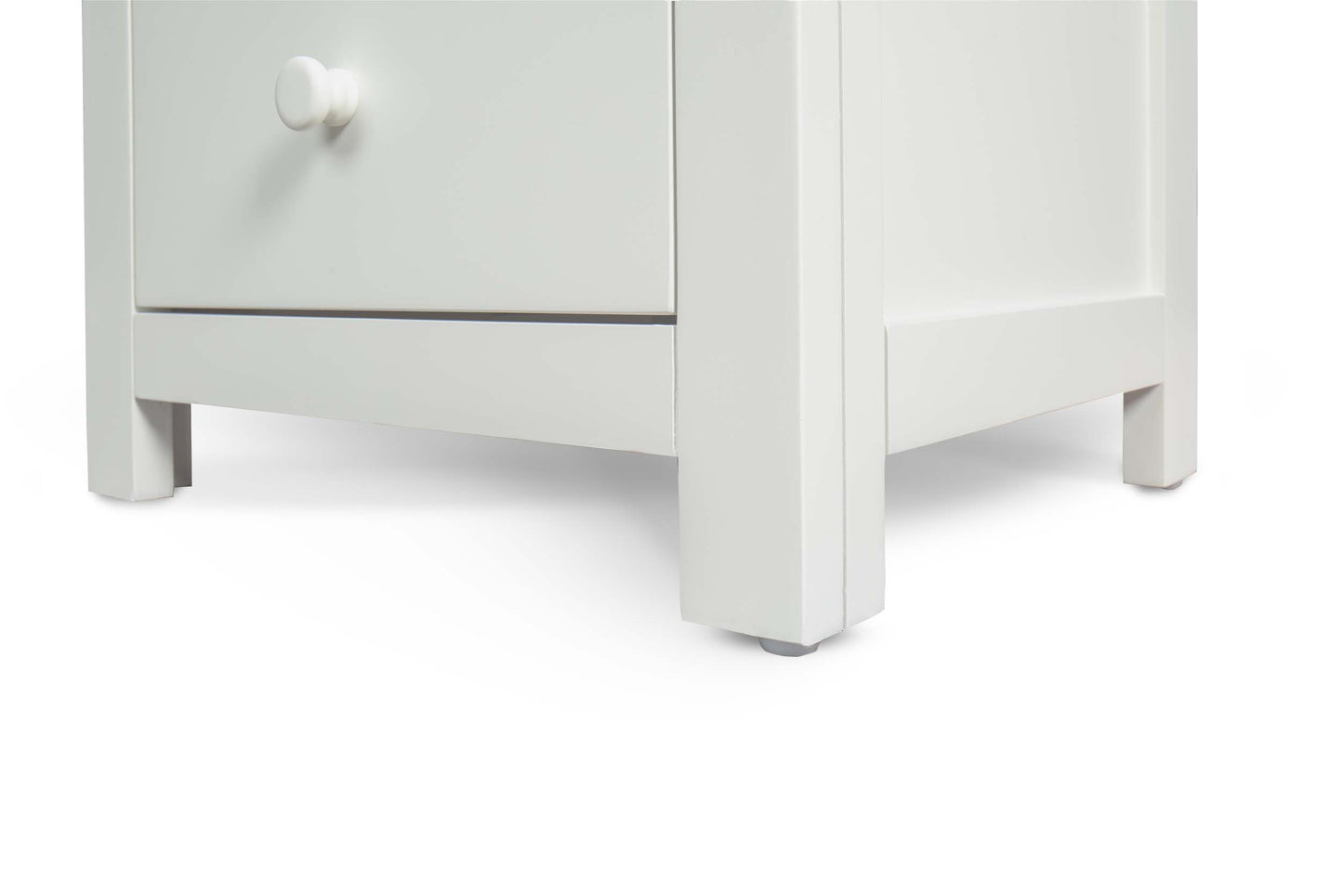 2+1 Drawer Bedside Table - Standard Style - Soft White