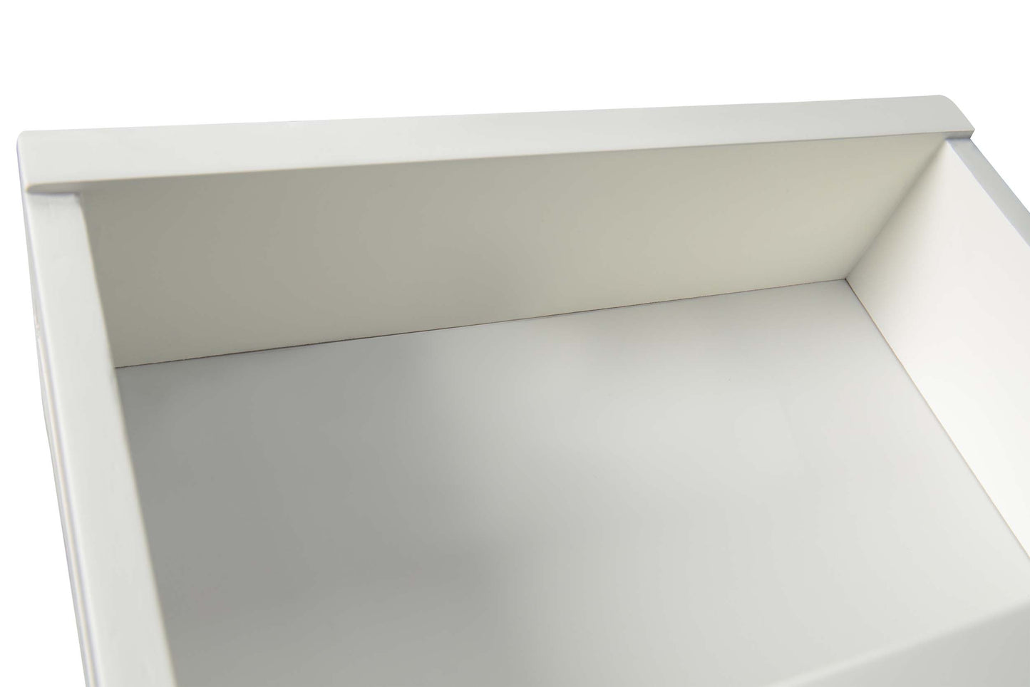 2+1 Drawer Bedside Table - Standard Style - Soft White