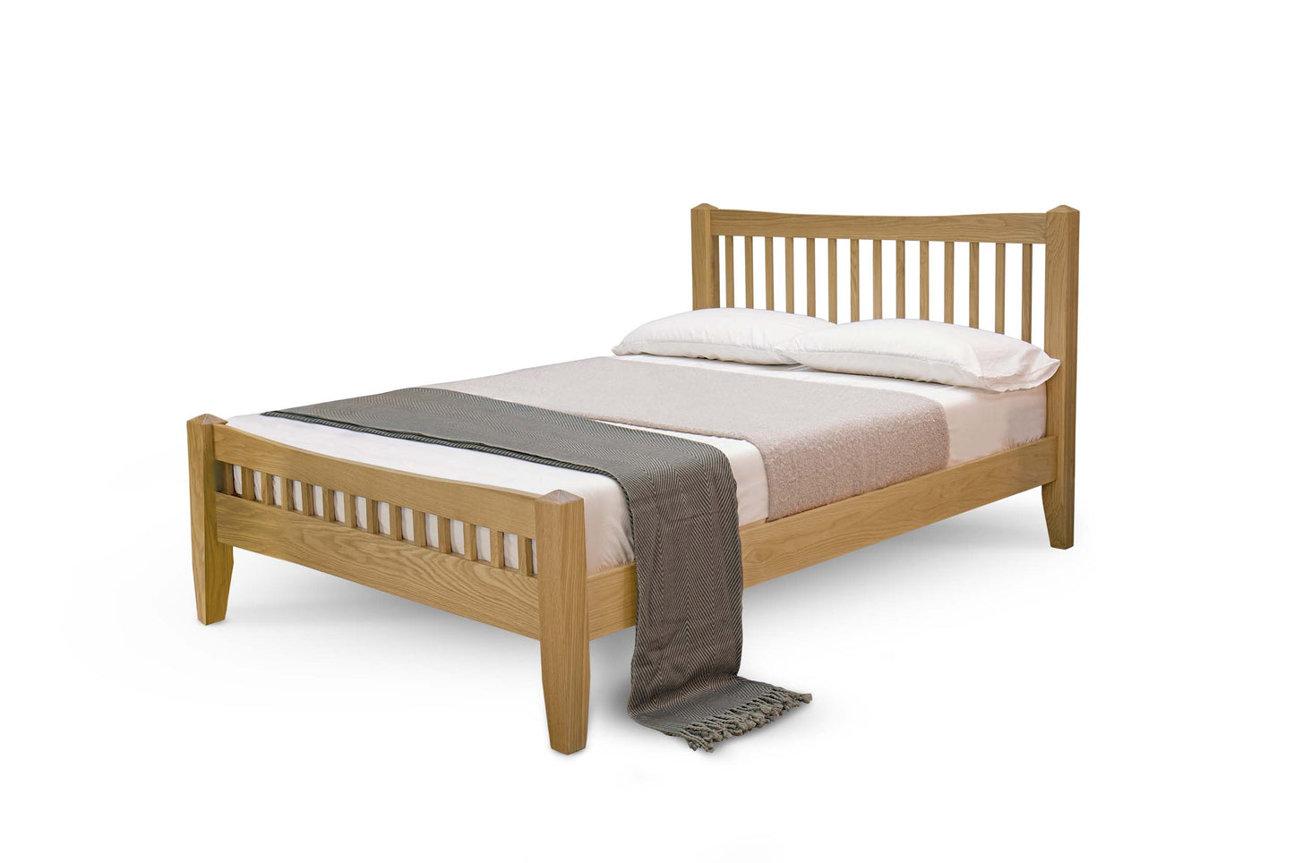 Sunbury Bed Frame - 6ft Super King - Natural Oak