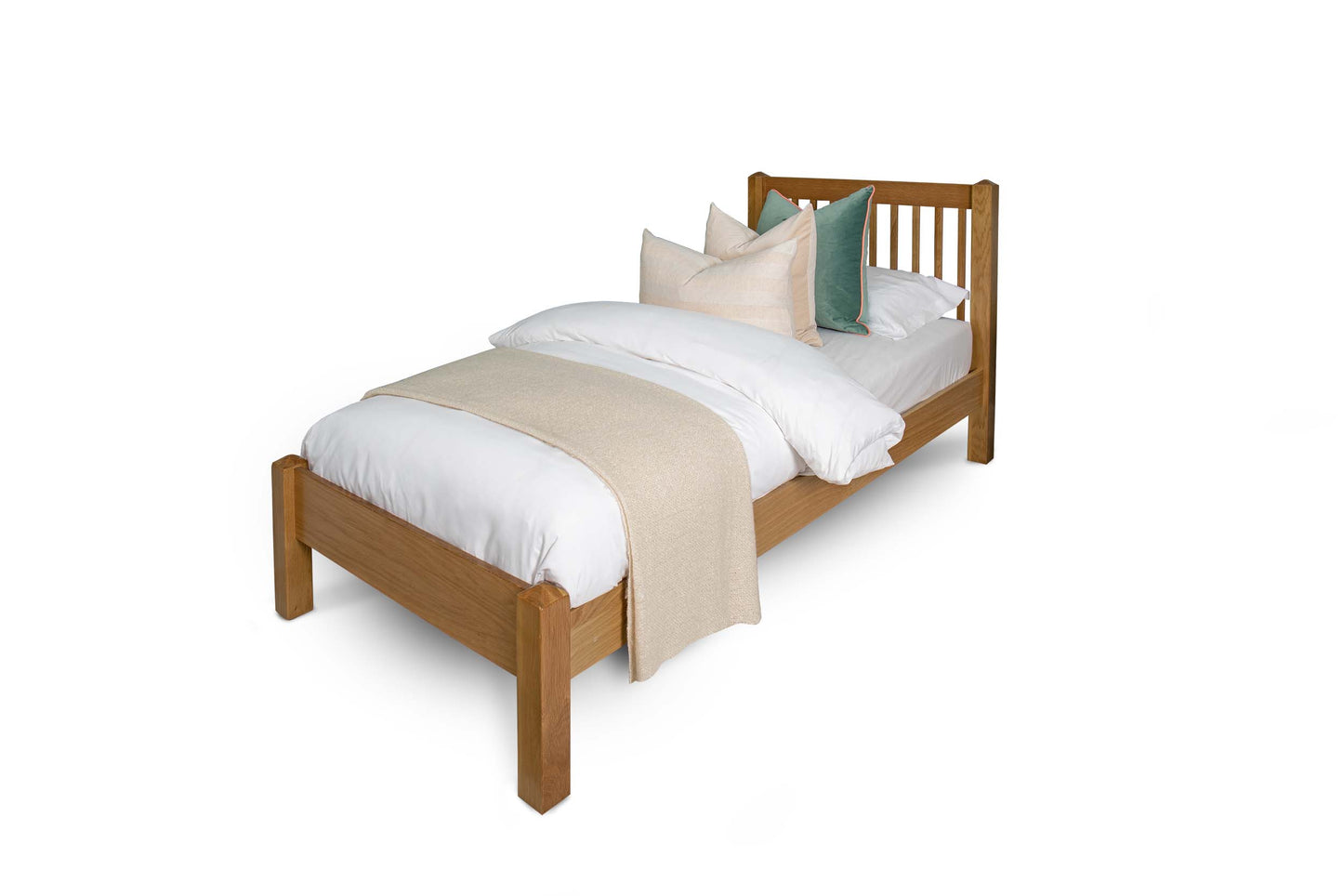 Thornton Bed Frame - 3ft Single - Natural Oak