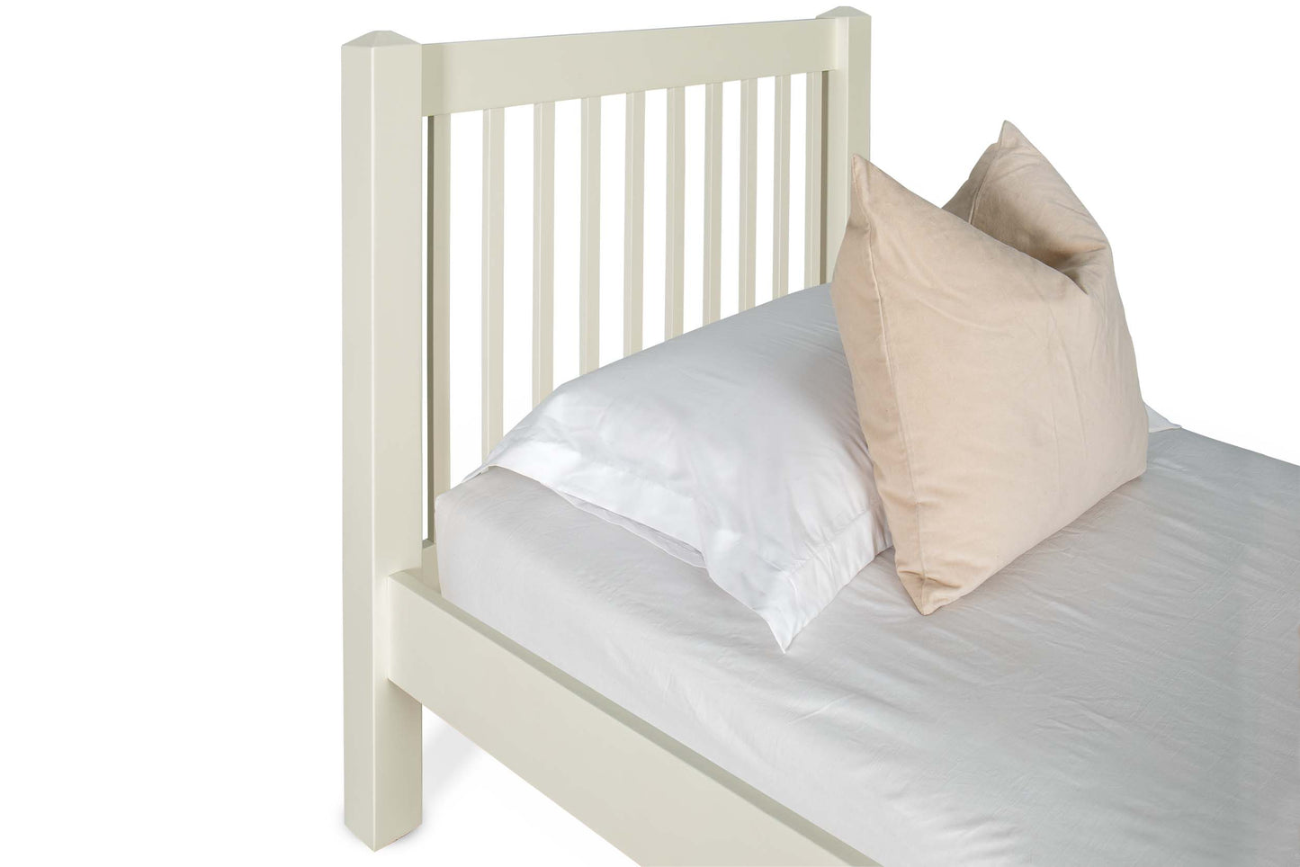 Thornton Bed Frame - 3ft Single - Soft White
