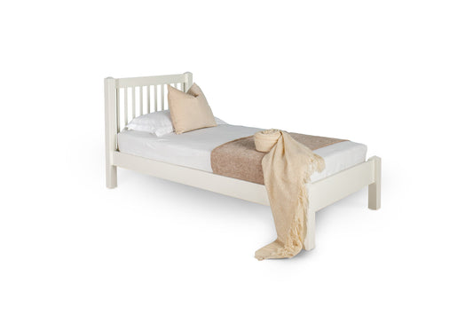 Thornton Bed Frame - 3ft Single - Soft White