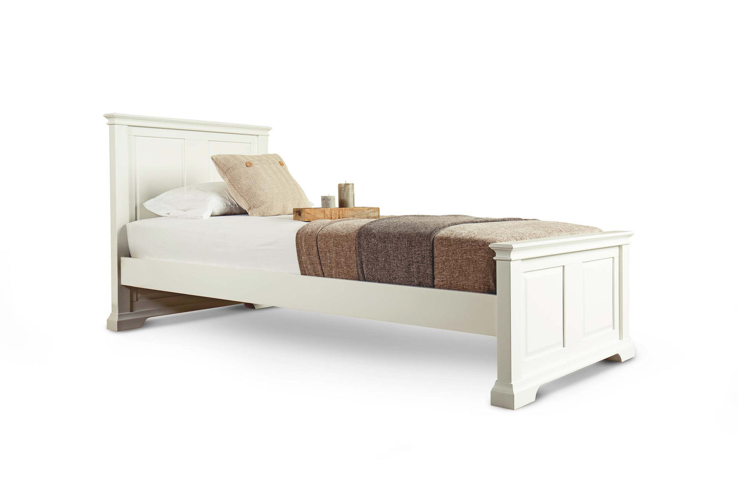 Winchester Bed Frame - 3ft Single - Soft White