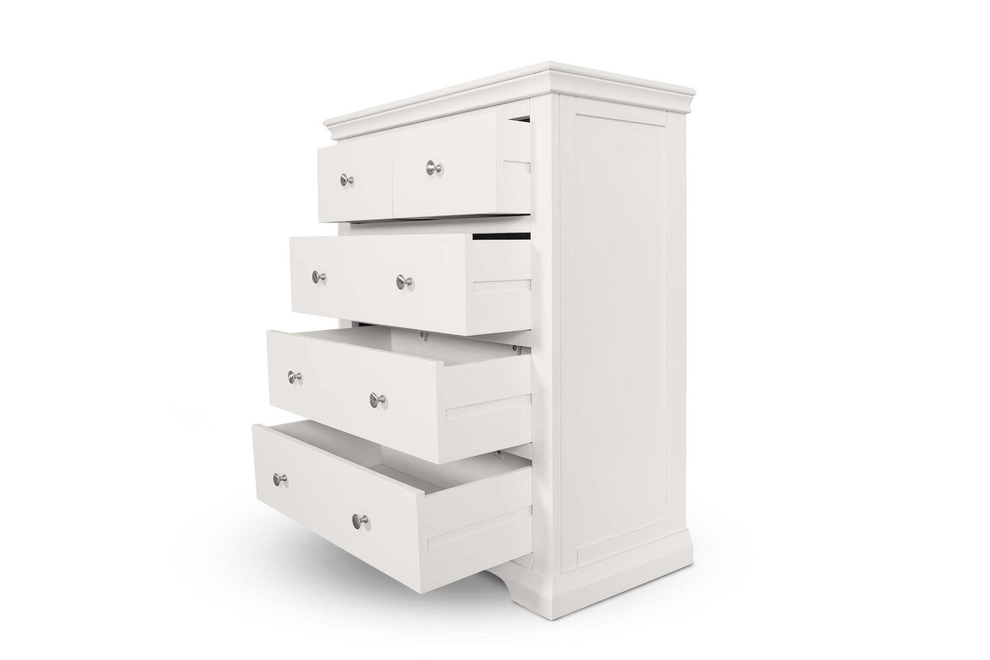 Winchester 4 Drawer Chest of Drawers - Soft White