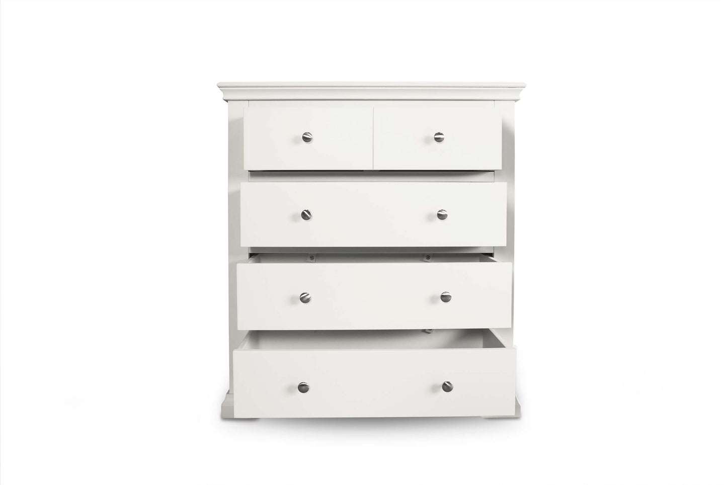 Winchester 4 Drawer Chest of Drawers - Soft White