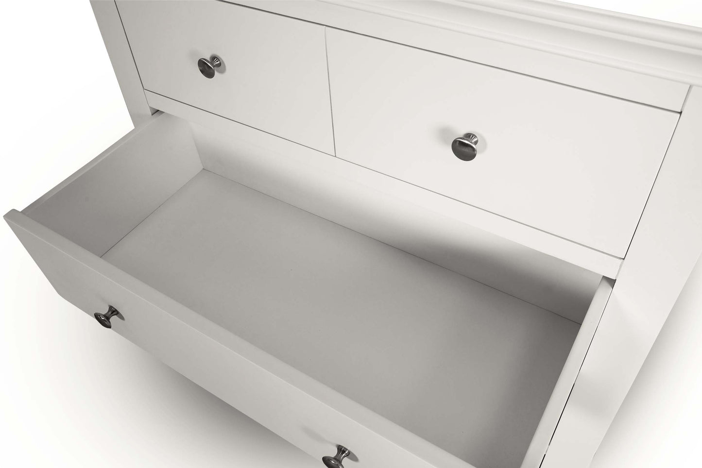 Winchester 4 Drawer Chest of Drawers - Soft White