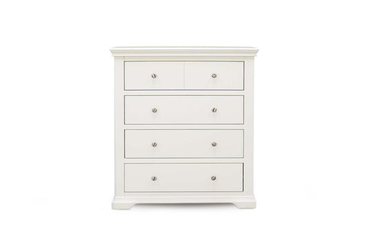 Winchester 4 Drawer Chest of Drawers - Soft White