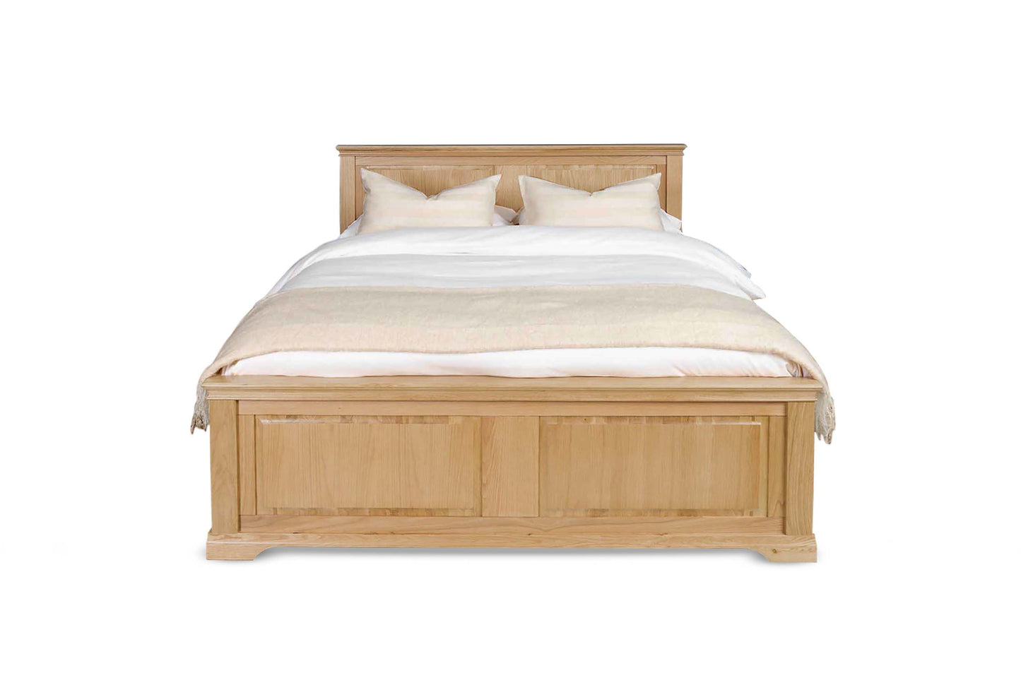 Winchester Storage Bed Frame - 6ft Super King - Natural Oak