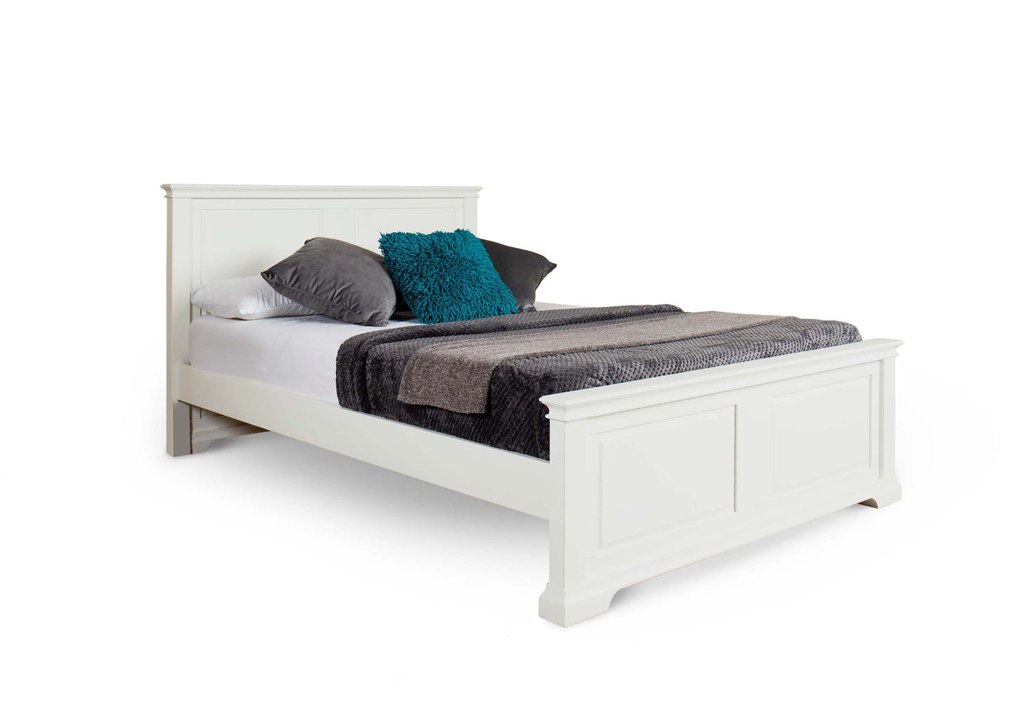 Winchester Bed Frame - 4ft6 Double - Soft White