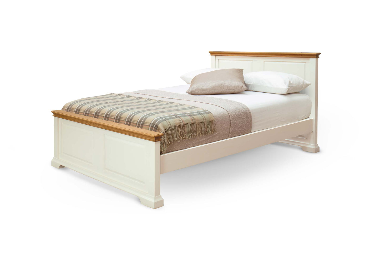 Winchester Bed Frame - 5ft King Size - Soft White