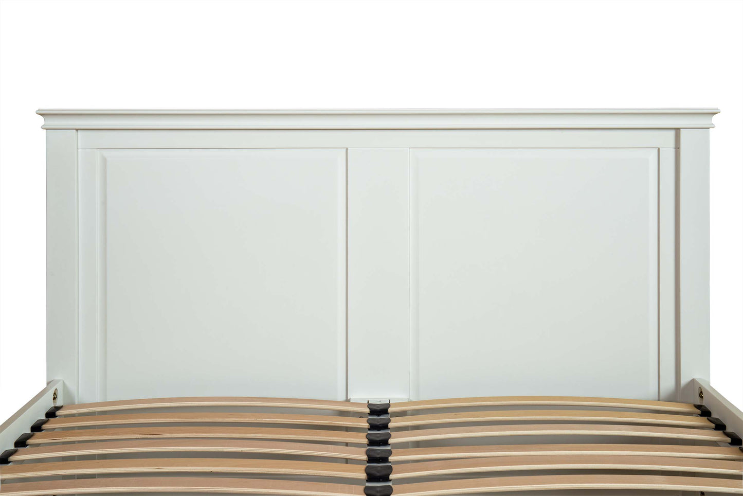 Winchester Storage Bed Frame - 5ft King Size - Soft White
