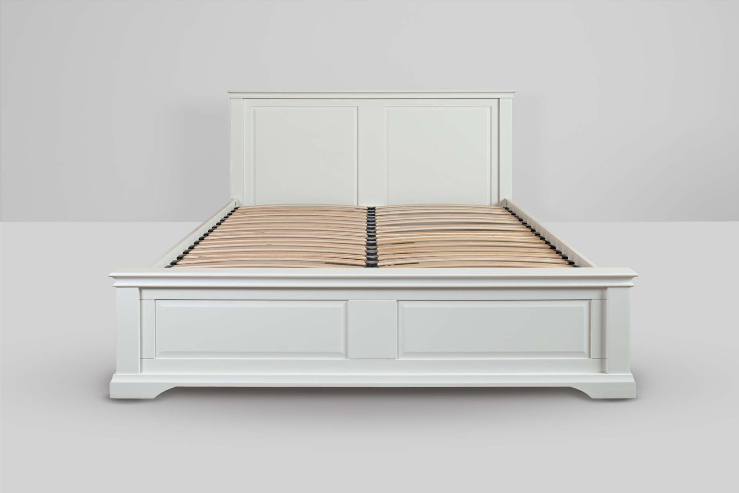 Winchester Storage Bed Frame - 4ft6 Double - Soft White