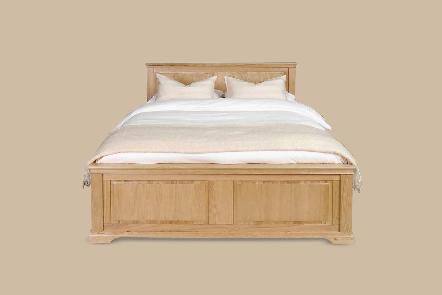 Winchester Storage Bed Frame - 6ft Super King - Natural Oak