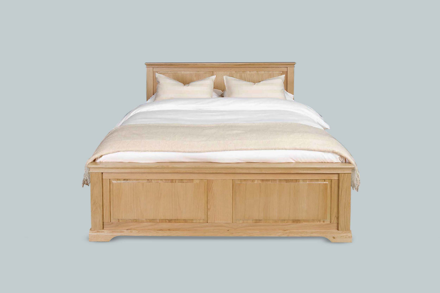 Winchester Storage Bed Frame - 6ft Super King - Natural Oak