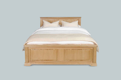 Winchester Storage Bed Frame - 5ft King Size - Natural Oak
