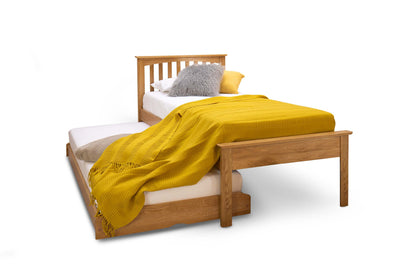 Hythe Guest Bed - Low Foot End - 3ft Single - Natural Oak