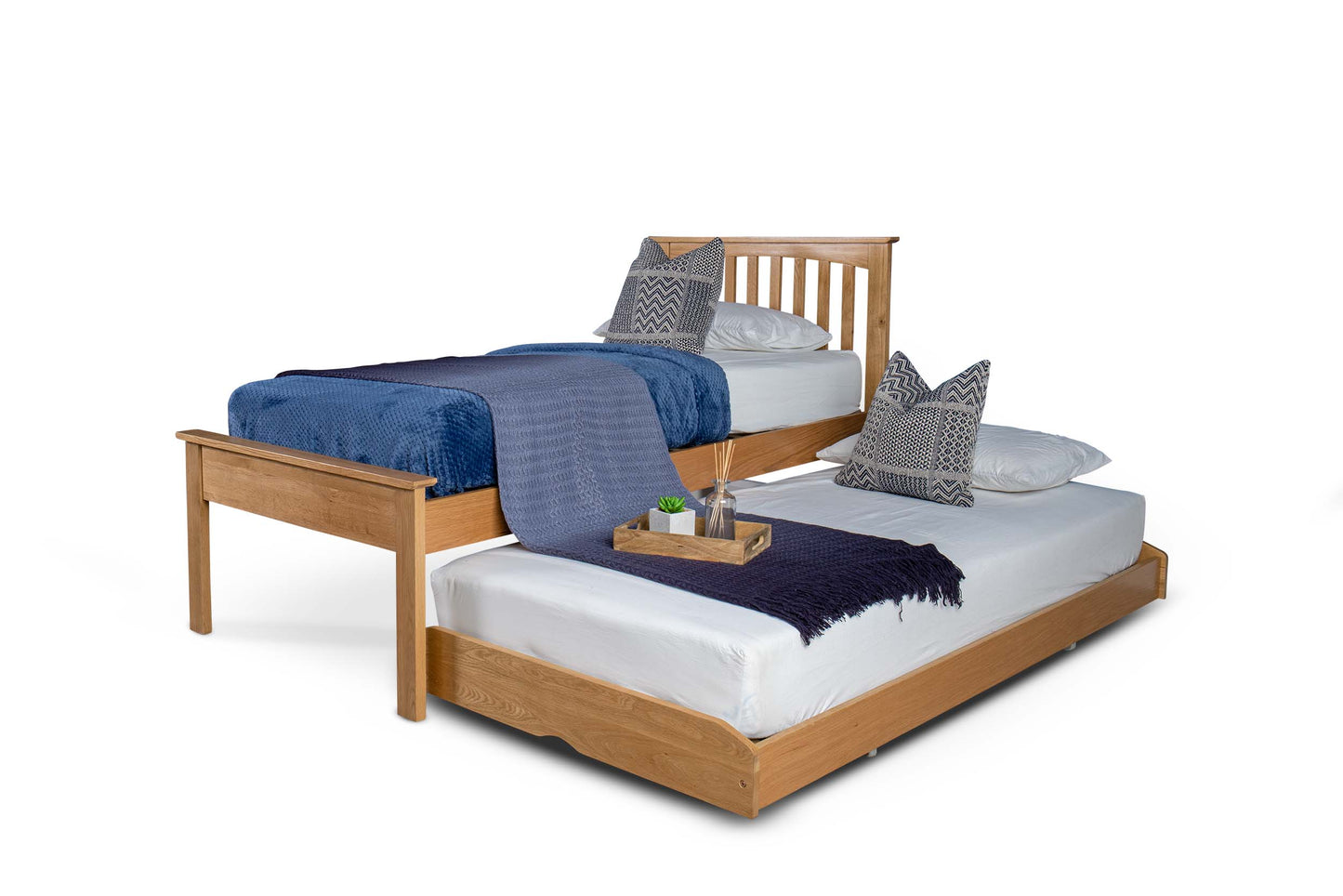 Hythe Guest Bed - Low Foot End - 3ft Single - Natural Oak