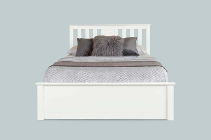 Chesterfield Ottoman Storage Bed Frame - 4ft6 Double - Bright White