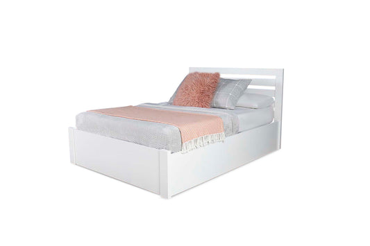 Wingfield Ottoman Storage Bed Frame - 5ft King Size - Bright White