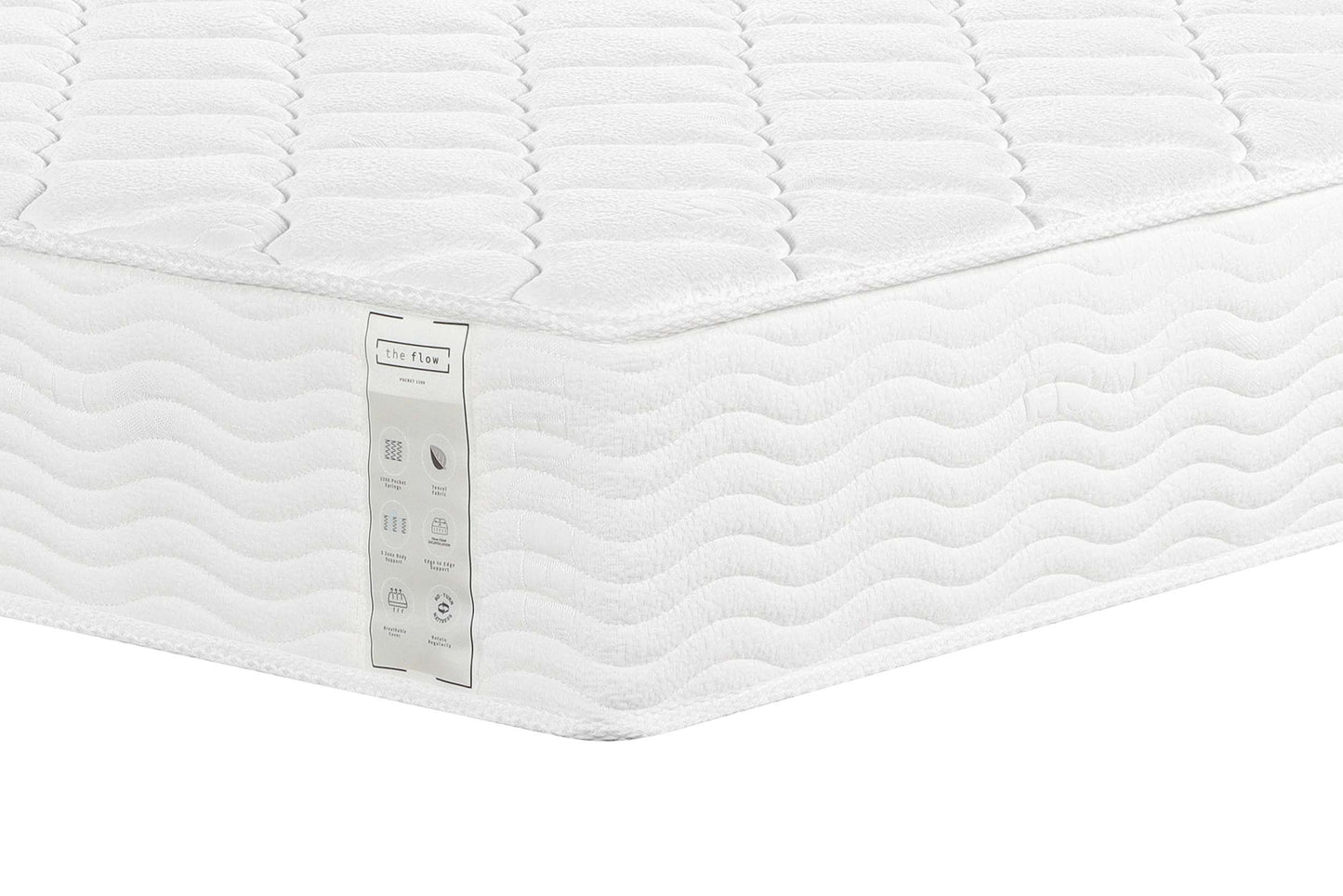 The Flow Pocket 1000 Mattress - 3ft Single