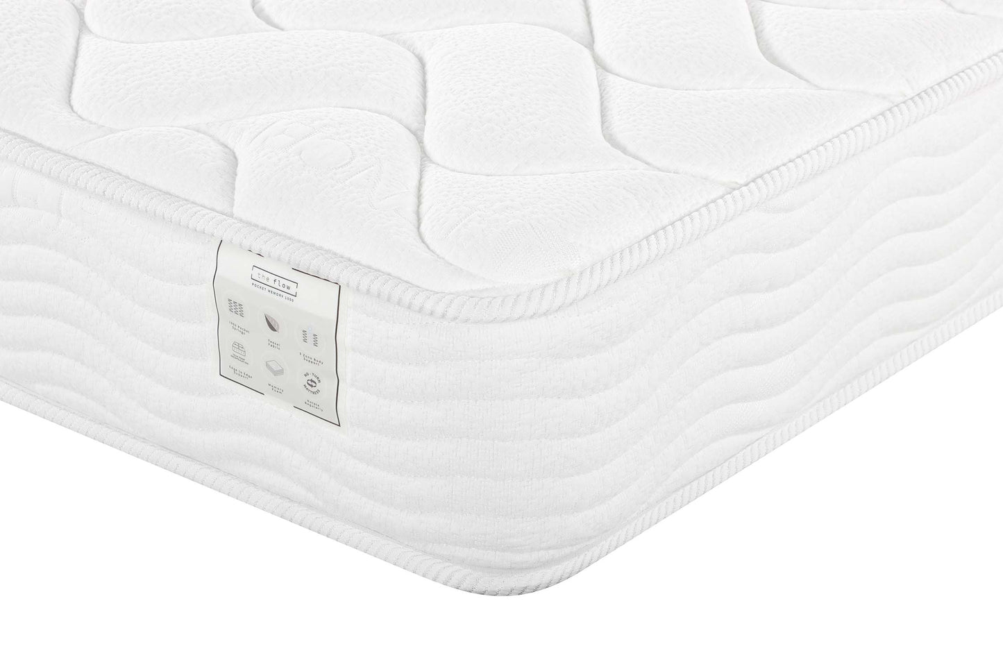 The Flow Pocket Memory 1000 Mattress - 3ft Single