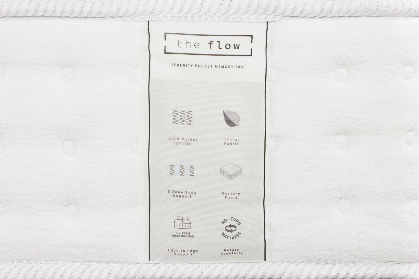 The Flow Serenity Pocket Memory 2800 Mattress